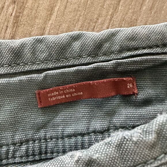 Anthropologie Pilcro the Wanderer Utility Patches Pants Size 26 Embroidered - Picture 7 of 9